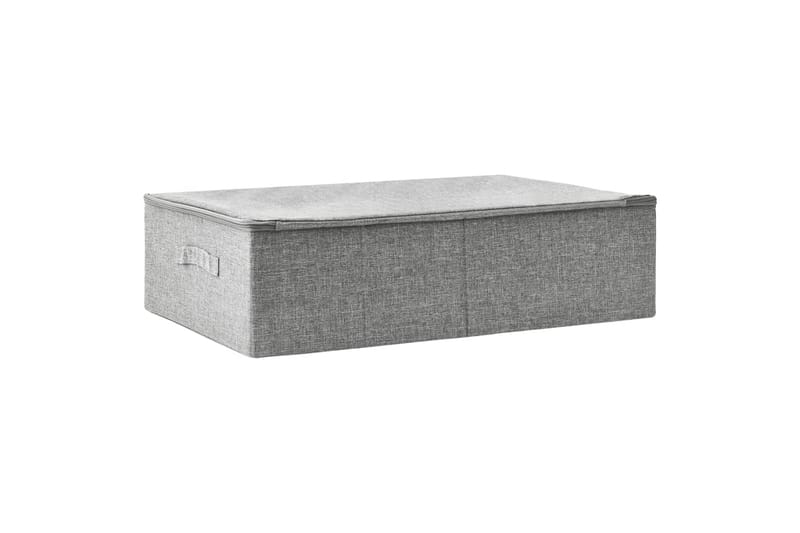 opbevaringskasse 70x40x18 cm stof grå - Grå - Opbevaring - Opbevaring til småting - Kurve & kasser