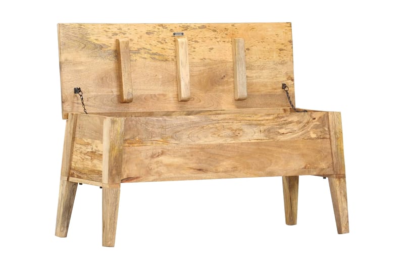 Opbevaringskasse 99X35X48 cm Massivt Mangotræ - Opbevaring - Opbevaring til småting - Kurve & kasser