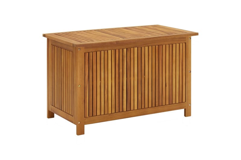 opbevaringskasse til haven 90x50x106 cm massivt akacietræ - Brun - Opbevaring - Opbevaring til småting - Kurve & kasser