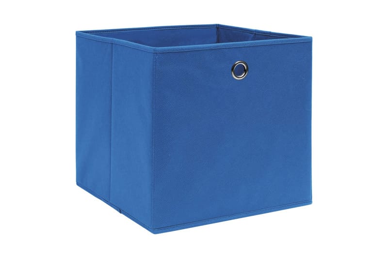 Opbevaringskasser 10 stk. 28x28x28 cm uvævet stof blå - Blå - Opbevaring - Opbevaring til småting - Kurve & kasser