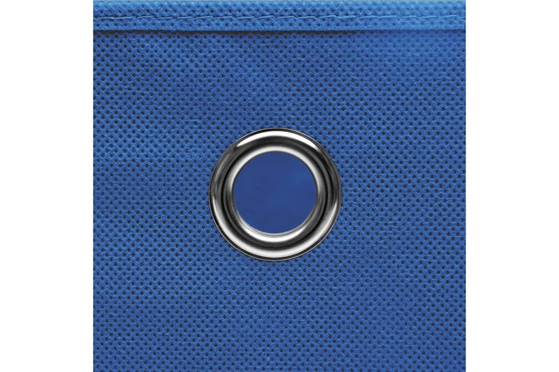 Opbevaringskasser 10 stk. 28x28x28 cm uvævet stof blå - Blå - Kurve & kasser