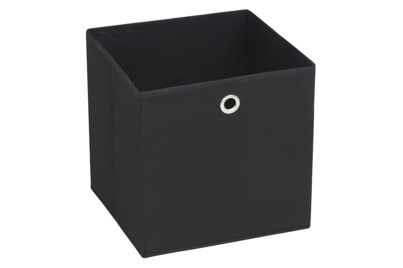 Opbevaringskasser 10 stk. 28x28x28 cm uvævet stof sort - Sort - Opbevaring - Opbevaring til småting - Kurve & kasser