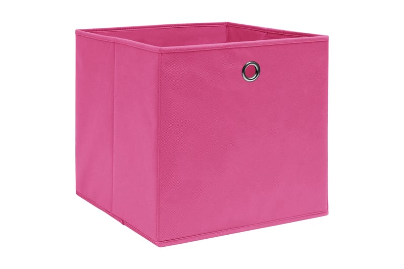 Opbevaringskasser 10 Stk. 32x32x32 Stof Pink - Kurve & kasser