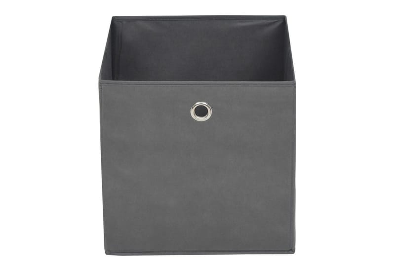 Opbevaringskasser 10 Stk. Uvævet Stof 32 X 32 X 32 Cm Grå - Grå - Opbevaring - Opbevaring til småting - Kurve & kasser