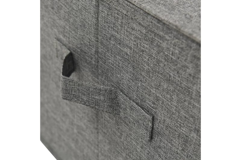 opbevaringskasser 2 stk. 50x30x25 cm stof antracitgrå - Antracit - Opbevaring - Opbevaring til småting - Kurve & kasser