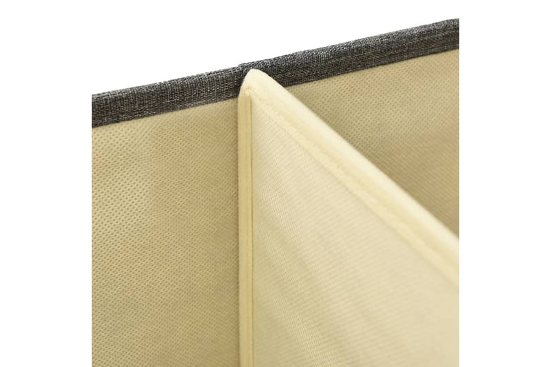 opbevaringskasser 2 stk. 50x30x25 cm stof antracitgrå - Antracit - Opbevaring - Opbevaring til småting - Kurve & kasser