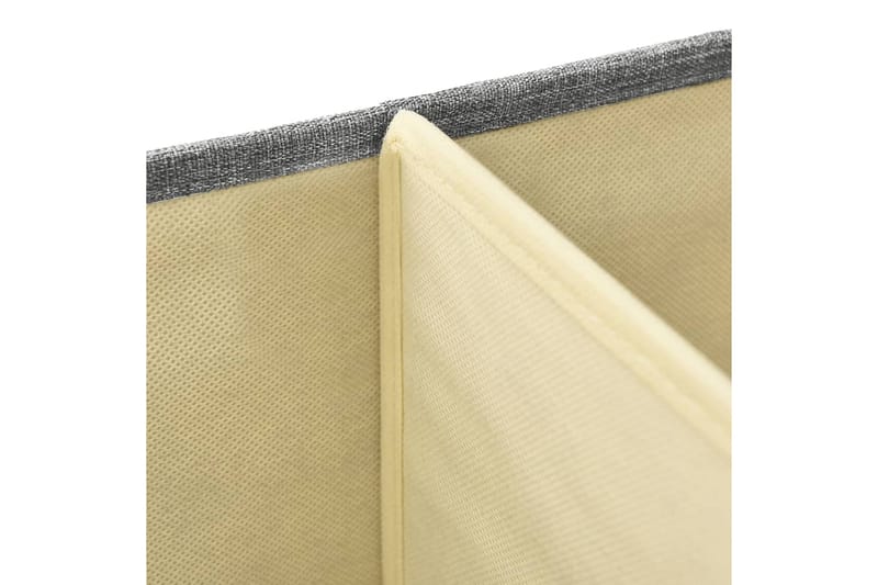 opbevaringskasser 2 stk. 50x30x25 cm stof grå - Grå - Opbevaring - Opbevaring til småting - Kurve & kasser