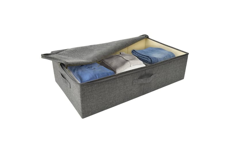 opbevaringskasser 2 stk. 70x40x18 cm antracitgrå - Antracit - Opbevaring - Opbevaring til småting - Kurve & kasser