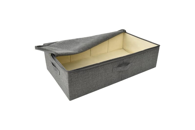 opbevaringskasser 2 stk. 70x40x18 cm antracitgrå - Antracit - Opbevaring - Opbevaring til småting - Kurve & kasser