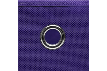 opbevaringskasser med låg 10 stk. 28x28x28 cm lilla - Violet - Opbevaring - Opbevaring til småting - Kurve & kasser