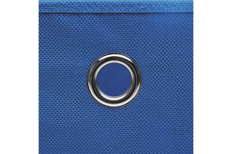 Opbevaringskasser med låg 4 stk. 28x28x28 cm blå - Blå - Opbevaring - Opbevaring til småting - Kurve & kasser