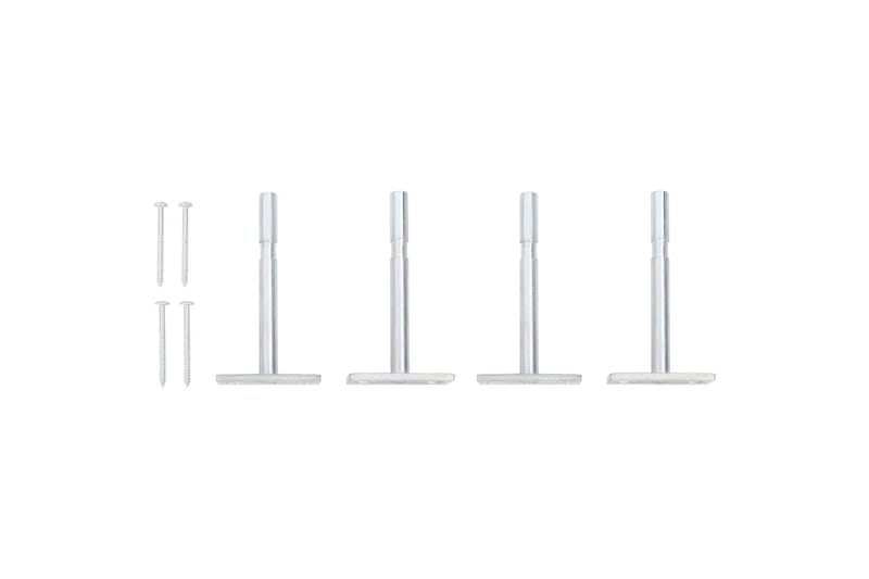 væghængte hylder med skuffe 2stk. 40x23,5x10cm MDF betongrå - Grå - Opbevaring - Opbevaring til småting - Kurve & kasser