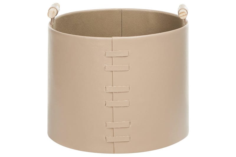 Kurv Aram sæt af 3 Beige - Beige - Opbevaring - Opbevaring til småting - Kurve - Flettet kurv & rattankurv