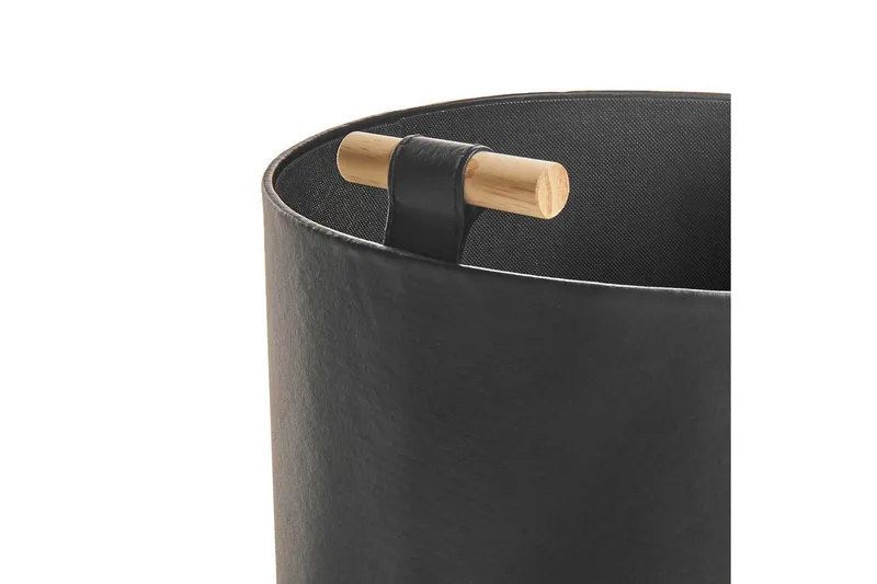 Kurv Aram sæt af 3 Sort - Sort - Opbevaring - Opbevaring til småting - Kurve - Flettet kurv & rattankurv