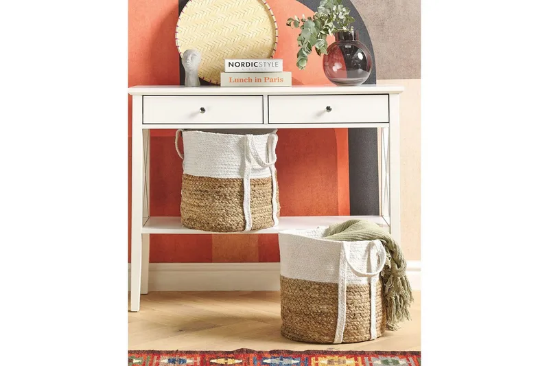 Kurv Bellpat sæt af 2 - Opbevaring - Opbevaring til småting - Kurve - Flettet kurv & rattankurv