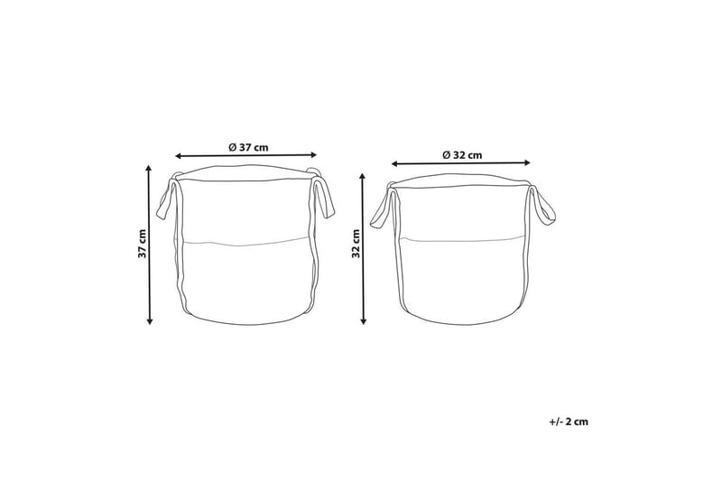 Kurv Bellpat sæt af 2 - Opbevaring - Opbevaring til småting - Kurve - Flettet kurv & rattankurv