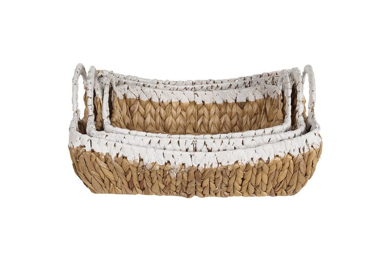Kurv Campha sæt á 3 - Opbevaring - Opbevaring til småting - Kurve - Flettet kurv & rattankurv