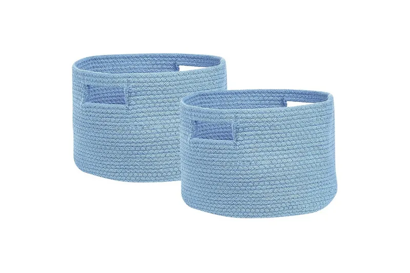 Kurv Chiniot sæt på 2 Blå, Blå