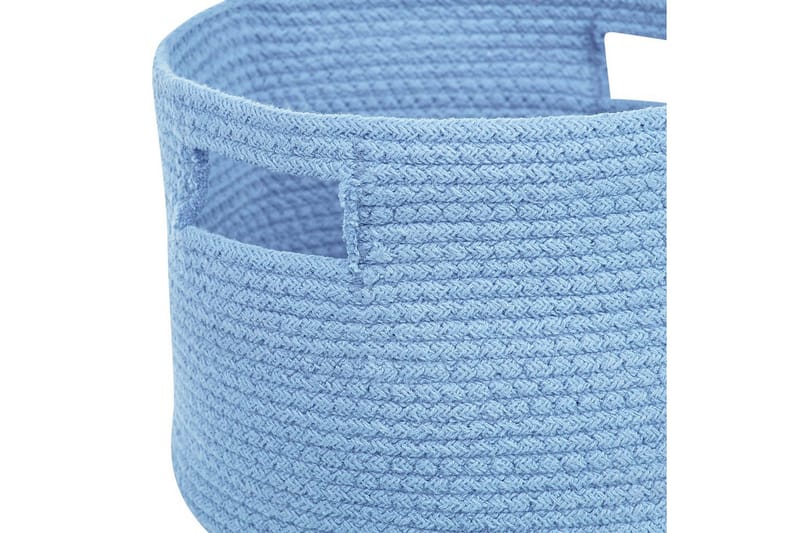 Kurv Chiniot sæt på 2 Blå - Blå - Opbevaring - Opbevaring til småting - Kurve - Flettet kurv & rattankurv