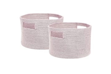 Kurv Chiniot sæt på 2 Pastelrosa