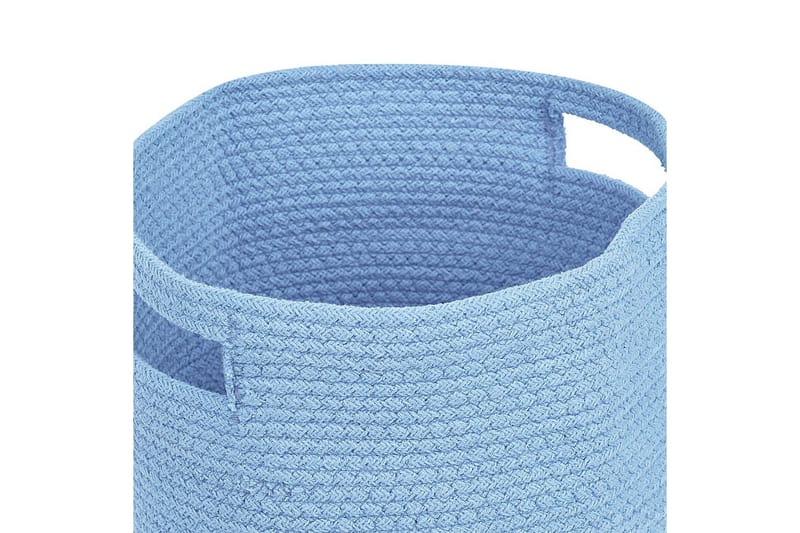 Kurv Chiniot sæt på 2 Blå - Blå - Opbevaring - Opbevaring til småting - Kurve - Flettet kurv & rattankurv