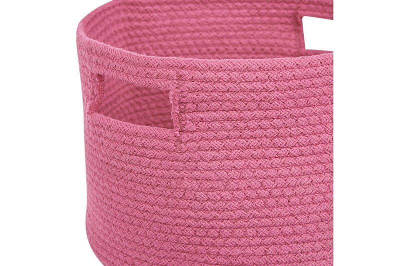 Kurv Chiniot sæt på 2 Rosa - Rosa - Opbevaring - Opbevaring til småting - Kurve - Flettet kurv & rattankurv
