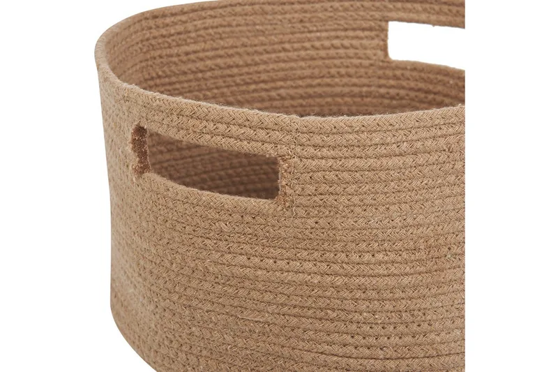 Kurv Chiniot sæt på 2 Beige/naturlig - Beige/naturlig - Opbevaring - Opbevaring til småting - Kurve - Flettet kurv & rattankurv