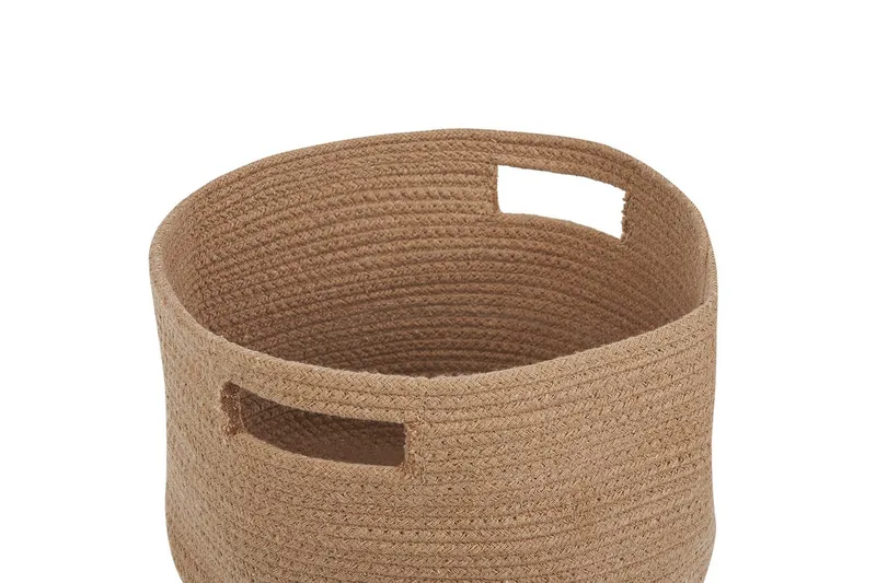 Kurv Chiniot sæt på 2 Beige/naturlig - Beige/naturlig - Opbevaring - Opbevaring til småting - Kurve - Flettet kurv & rattankurv