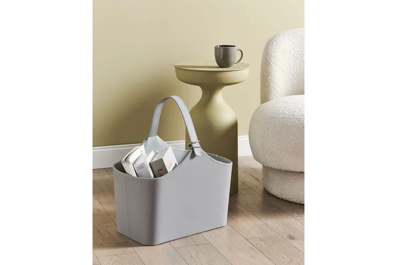 Kurv Elam Grå - Grå - Opbevaring - Opbevaring til småting - Kurve - Flettet kurv & rattankurv