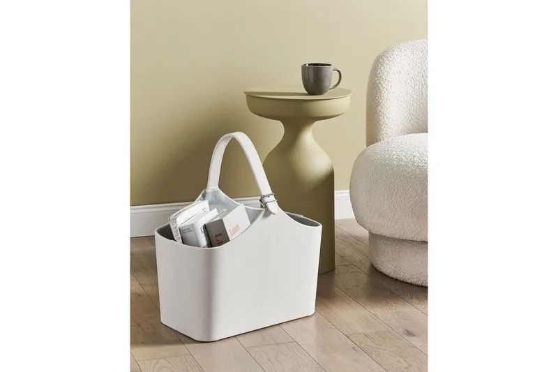 Kurv Elam Lys grå - Lys grå - Opbevaring - Opbevaring til småting - Kurve - Flettet kurv & rattankurv