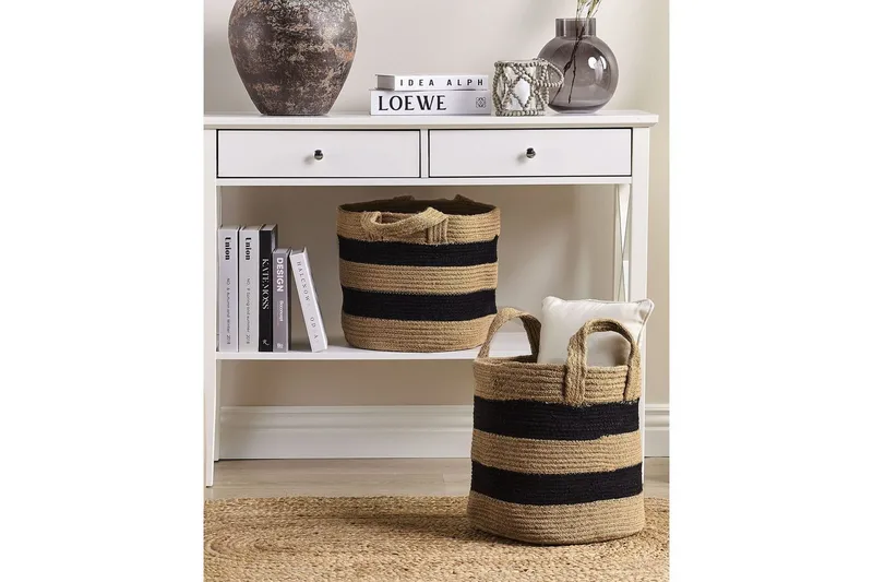 Kurv Gerede sæt af 2 - Opbevaring - Opbevaring til småting - Kurve - Flettet kurv & rattankurv