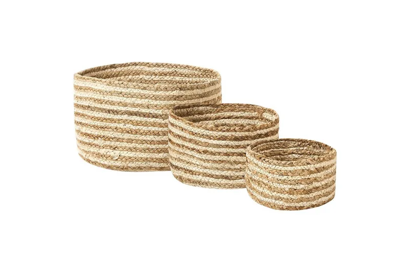 Kurv Kahu sæt af 3, undefined