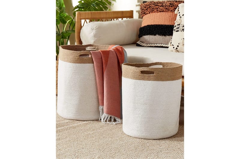 Kurv Kardh sæt af 2 - Opbevaring - Opbevaring til småting - Kurve - Flettet kurv & rattankurv