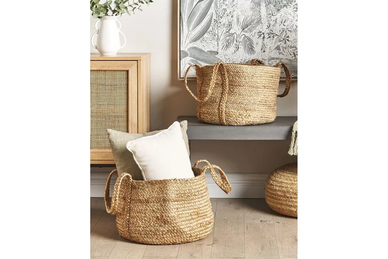 Kurv Kornak sæt af 2 - Opbevaring - Opbevaring til småting - Kurve - Flettet kurv & rattankurv