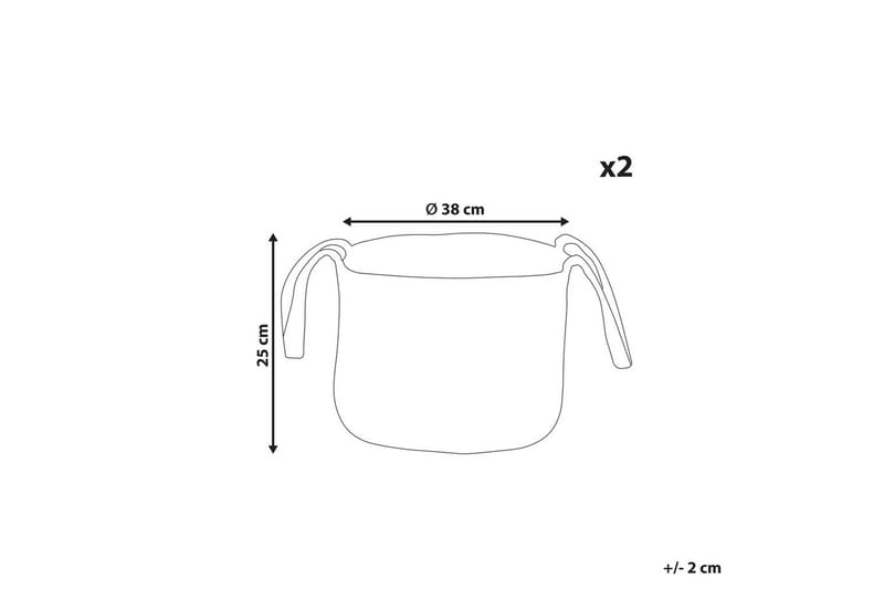 Kurv Kornak sæt af 2 - Opbevaring - Opbevaring til småting - Kurve - Flettet kurv & rattankurv