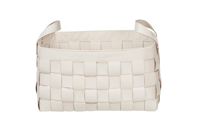 Kurv Sippar sæt af 2 Hvid - Hvid - Opbevaring - Opbevaring til småting - Kurve - Flettet kurv & rattankurv