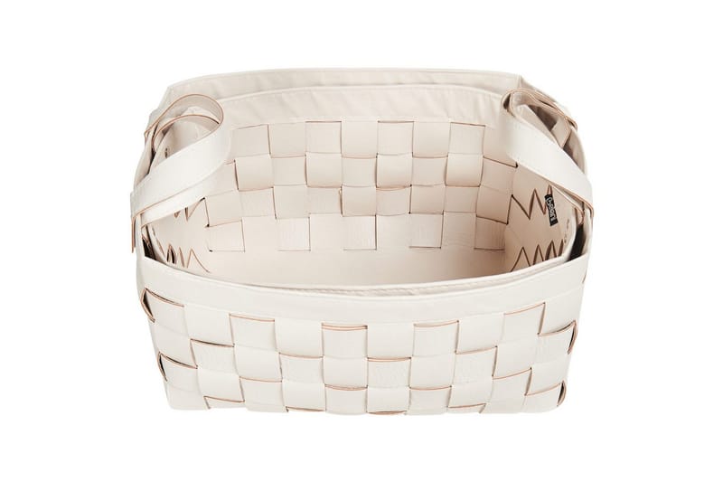Kurv Sippar sæt af 2 Hvid - Hvid - Opbevaring - Opbevaring til småting - Kurve - Flettet kurv & rattankurv