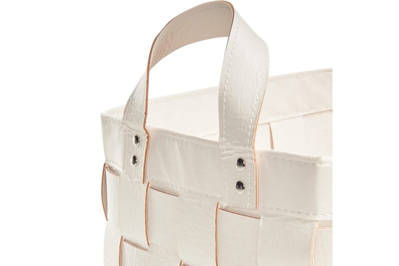 Kurv Sippar sæt af 2 Hvid - Hvid - Opbevaring - Opbevaring til småting - Kurve - Flettet kurv & rattankurv