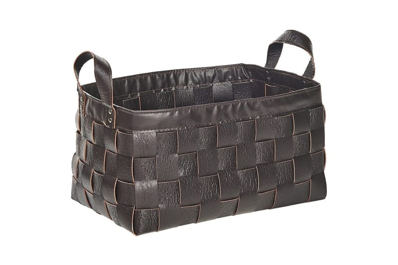 Kurv Sippar sæt af 2 Mørkebrun - Mørkebrun - Opbevaring - Opbevaring til småting - Kurve - Flettet kurv & rattankurv