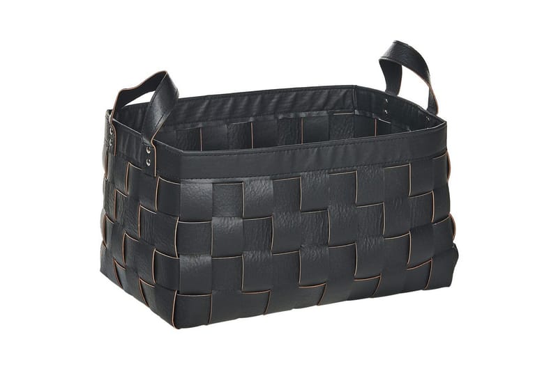 Kurv Sippar sæt af 2 Sort - Sort - Opbevaring - Opbevaring til småting - Kurve - Flettet kurv & rattankurv
