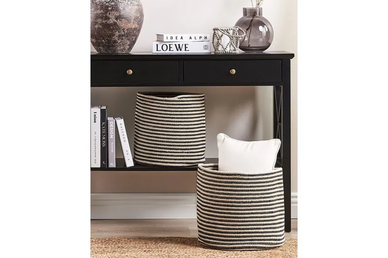 Kurv Yerkoy sæt af 2 - Opbevaring - Opbevaring til småting - Kurve - Flettet kurv & rattankurv