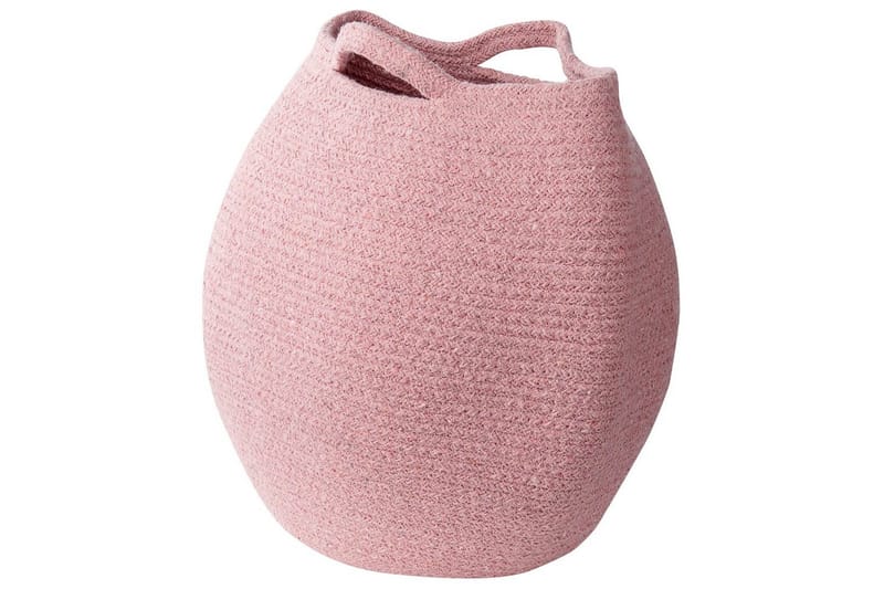 Kurv Panjgur sæt af 2 Rosa - Rosa - Opbevaring - Opbevaring til småting - Kurve - Flettet kurv & rattankurv