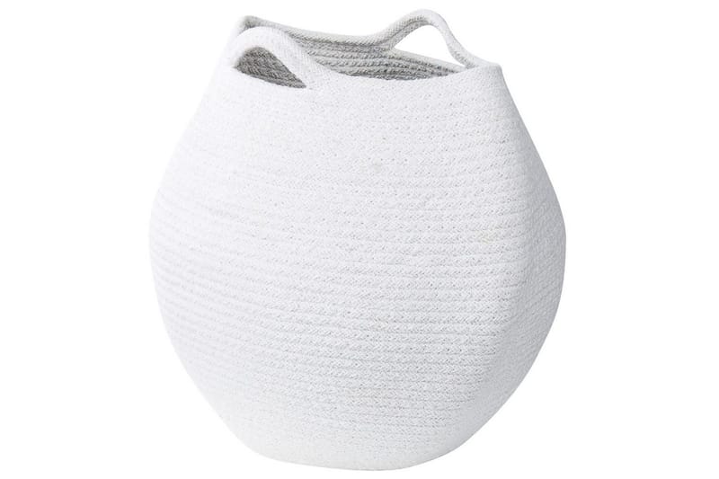 Kurv Panjgur sæt af 2 Hvid - Hvid - Opbevaring - Opbevaring til småting - Kurve - Flettet kurv & rattankurv