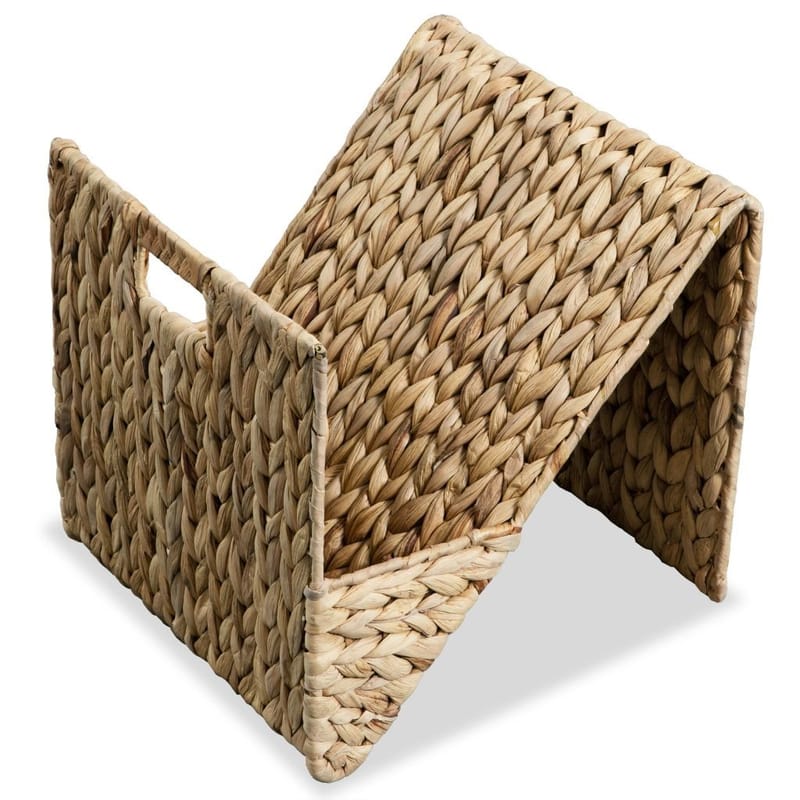 Magasinholder 31 X 31 X 31 Cm Vandhyacint - Brun - Opbevaring - Opbevaring til småting - Kurve - Flettet kurv & rattankurv
