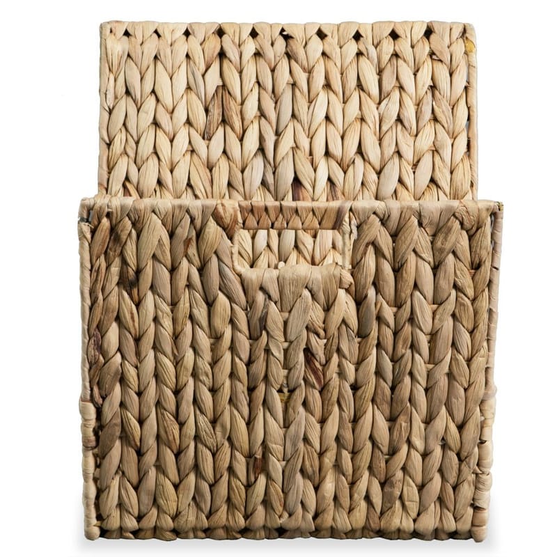 Magasinholder 31 X 31 X 31 Cm Vandhyacint - Brun - Opbevaring - Opbevaring til småting - Kurve - Flettet kurv & rattankurv