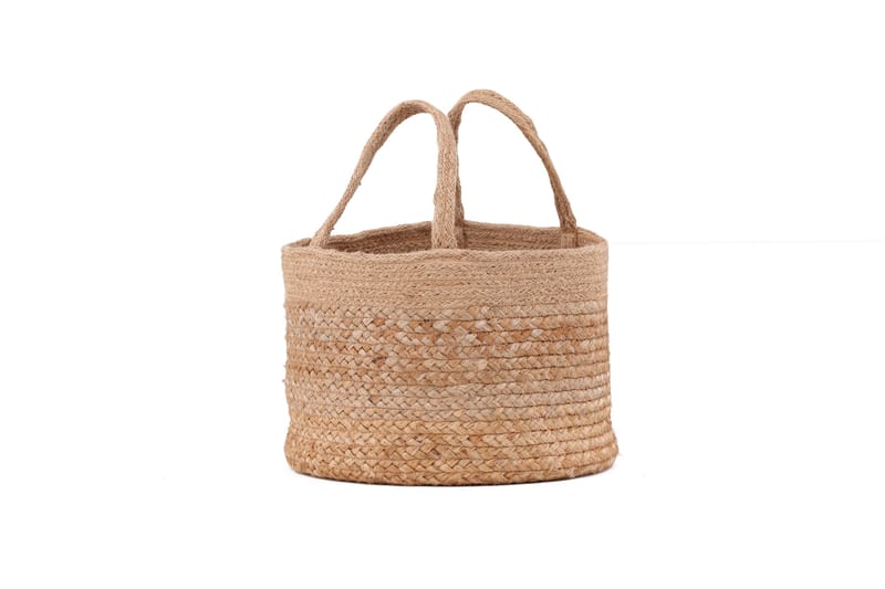 Mumbai Kurv Rund - Natur - Opbevaring - Opbevaring til småting - Kurve - Flettet kurv & rattankurv