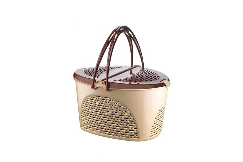 Tharn Picnickurv 37 cm - Brun - Opbevaring - Opbevaring til småting - Kurve - Picnickurv