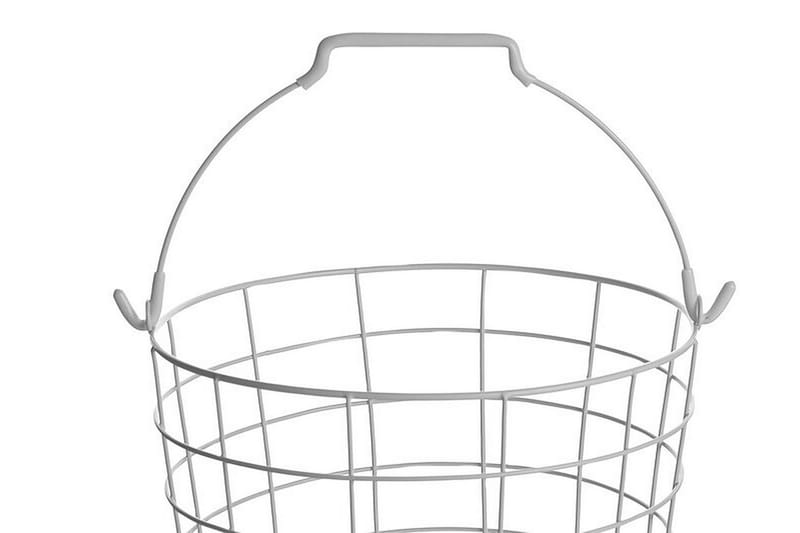 Ayapal Metalstativ 37 cm 3 Kurve - Hvid - Opbevaring - Opbevaring til småting - Kurve - Trådkurv