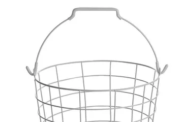 Ayapal Metalstativ 37 cm 3 Kurve - Hvid - Opbevaring - Opbevaring til småting - Kurve - Trådkurv