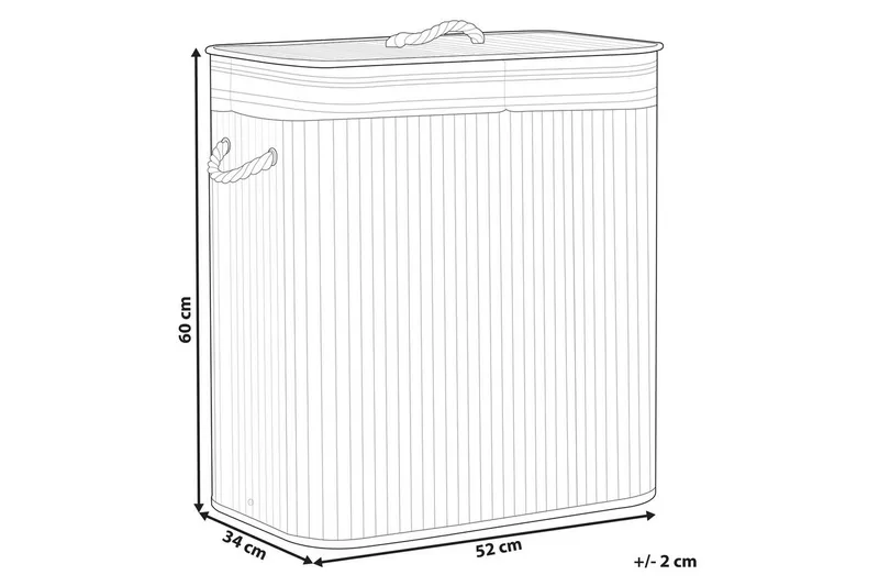 Vasketøjskurve Kalthota Grå - Grå - Hus & renovering - Køkken & bad - Badeværelse - Badeværelsestilbehør